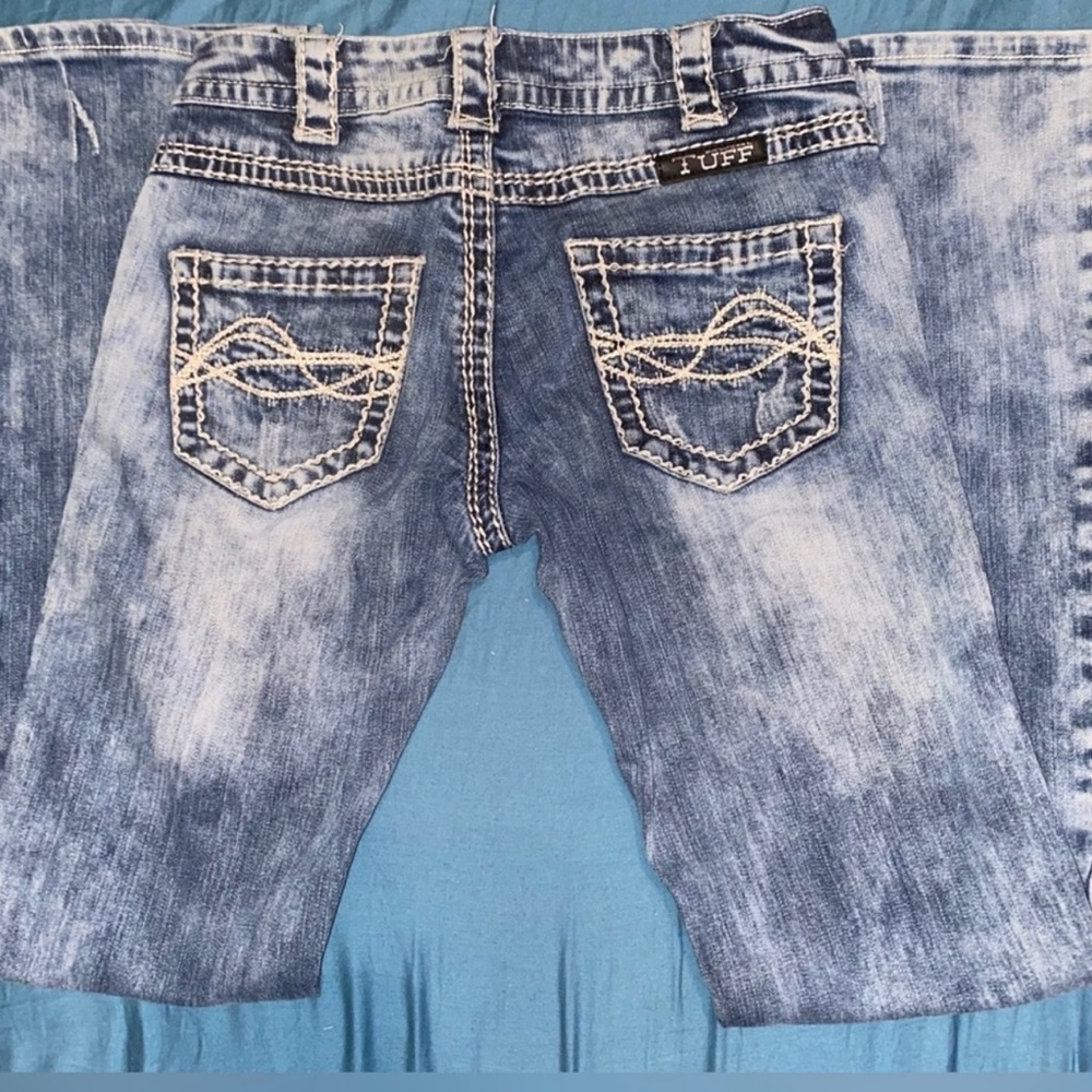 Cowgirl Tuff bootcut “OMG Acid Wash” 25x33